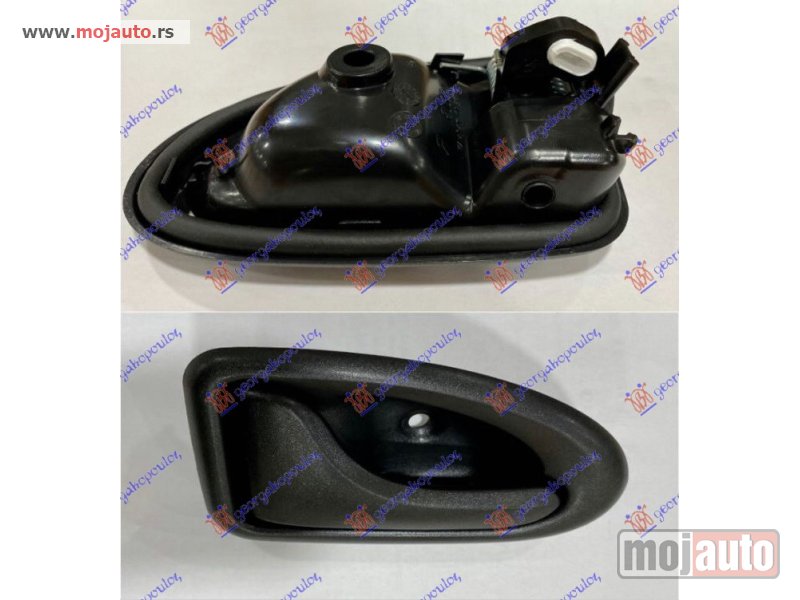 Glavna slika -  KVAKA VRATA UNUTRASNJA CRNA Levo Dacia logan-mcv 08-12 -dostupno - MojAuto