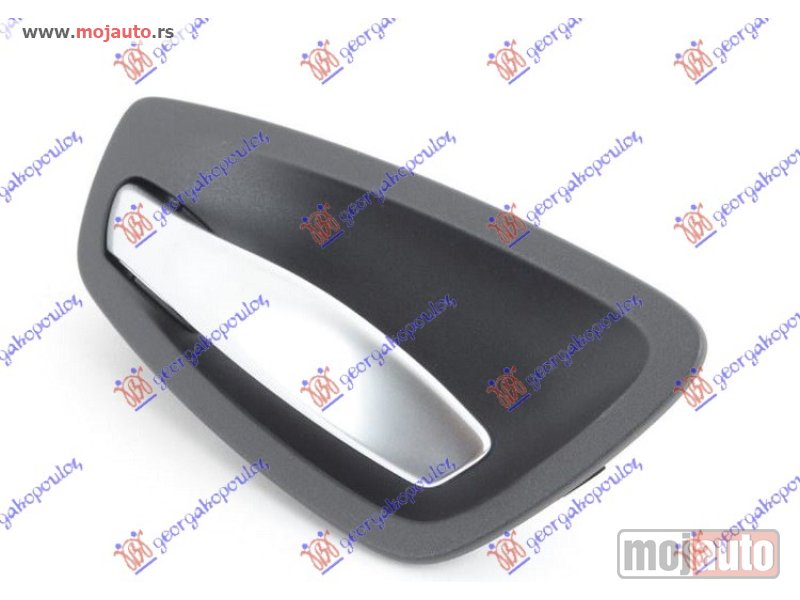 Glavna slika -  KVAKA PREDNJIH/ZADNJIH UNUTRASNJA HROM/CRNA Levo Bmw series 1 (e82/88) coupe/cabrio 07-13 -dostupno - MojAuto