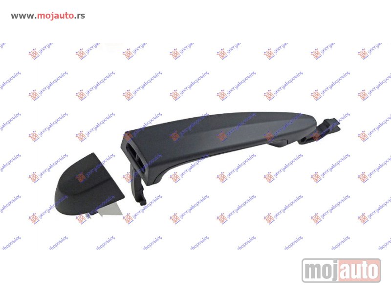 Glavna slika -  KVAKA PREDNJIH/ZADNJIH VRATA SPOLJASNJA CRNA Desno Bmw series 3 (e90/91) sdn/s.w. 08-12 -dostupno - MojAuto