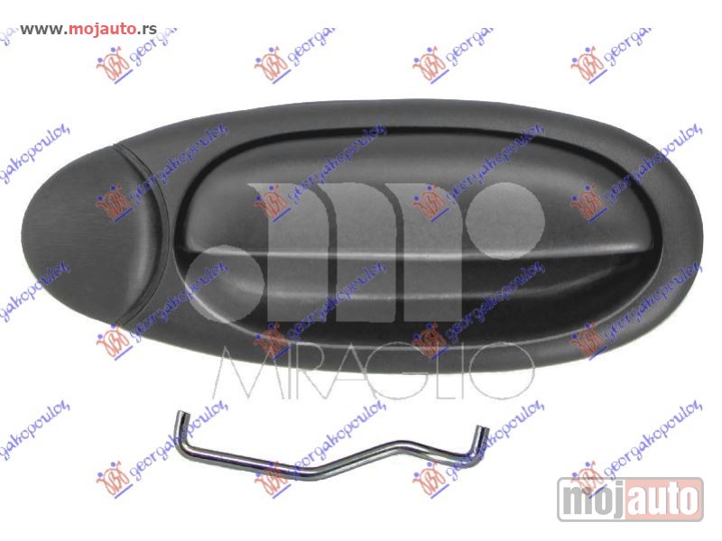 Glavna slika -  KVAKA PREDNJIH VRATA SPOLJASNJA Levo Fiat multipla 04-10 -dostupno - MojAuto