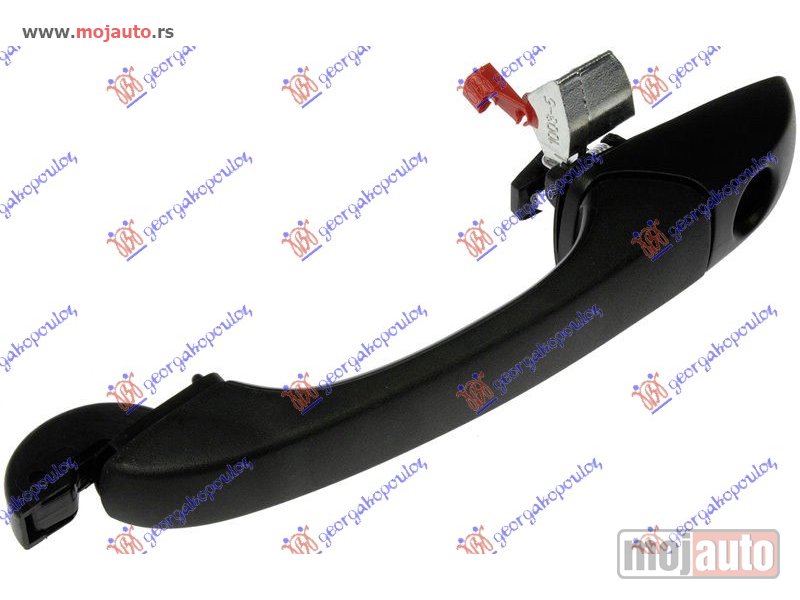 Glavna slika -  KVAKA PREDNJIH VRATA SPOLJASNJA CRNA Levo Jeep patriot 07-16 -dostupno - MojAuto