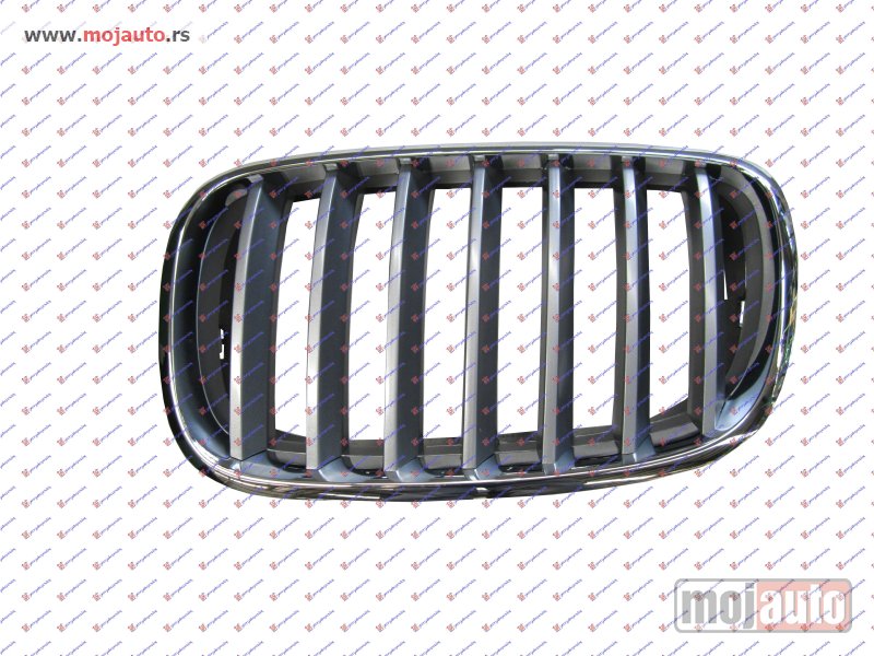 Glavna slika -  PVC MASKA HROM/SREBRNA Levo Bmw x6 (e71) 08-14 -dostupno - MojAuto