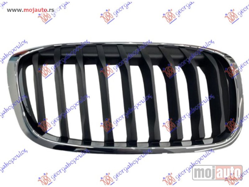 Glavna slika -  PVC MASKA HROM/CRNA (BASIC) Desno Bmw series 2 (f45/f46) active/gran tourer 17-21 -dostupno - MojAuto