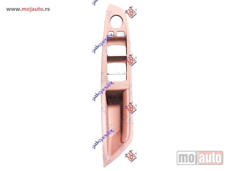 Glavna slika -  OKVIR PREKIDACA BRAON (4 TASTERA) Levo Bmw series 5 (f10/11) 10-13 -dostupno - MojAuto