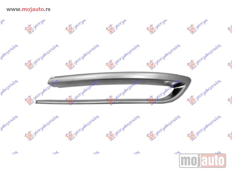 Glavna slika -  LAJSNA ZADNJEG BRANIKA (SEDAN) SREBRNA (LUXURY) Desno Bmw series 5 (f10/11) 13-16 -dostupno - MojAuto