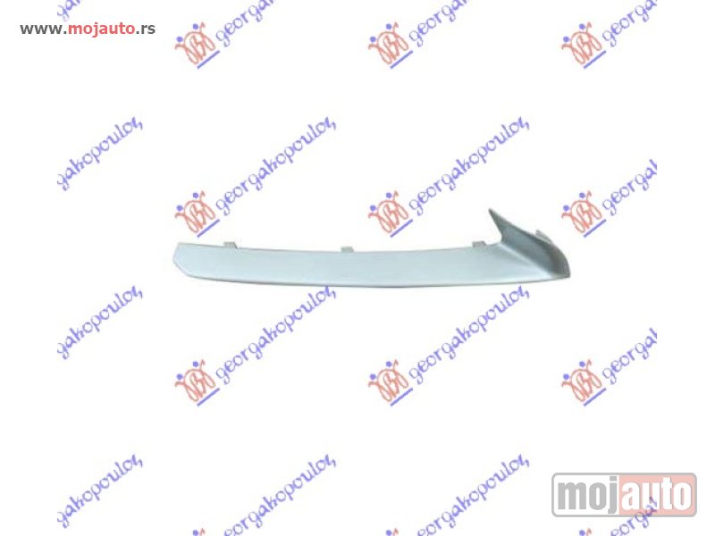 Glavna slika -  LAJSNA RESETKE PREDNJEG BRANIKA (BASIC LINE) SREBRNA (SA LED MAGLENKOM) Desno Bmw series 5 (f10/11) 13-16 -dostupno - MojAuto