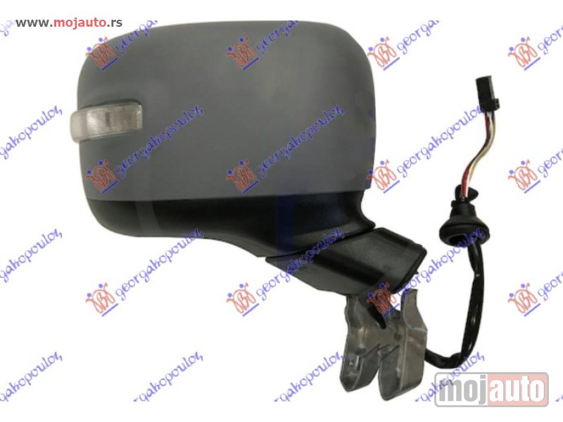 Glavna slika -  RETROVIZOR ELEKTRICNI SA GREJACEM PM (MIGAVAC) (MRTAV UGAO) (SENZOR) (KONVEKSNO STAKLO) Desno Jeep renegade 18- -dostupno - MojAuto