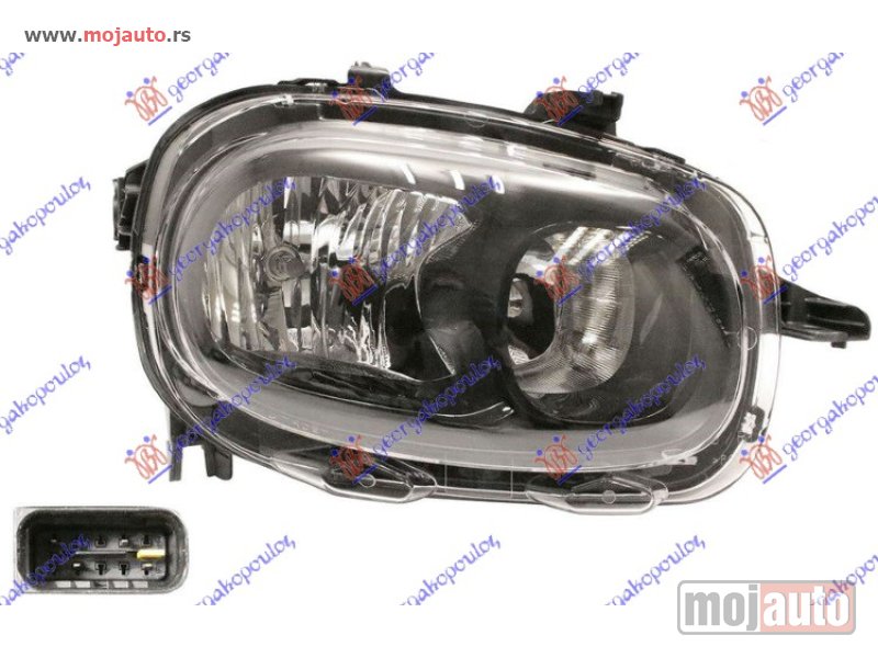 Glavna slika -  FAR ELEKTRICNI -20 (DEPO) Desno Citroen c3 16-24 -dostupno - MojAuto