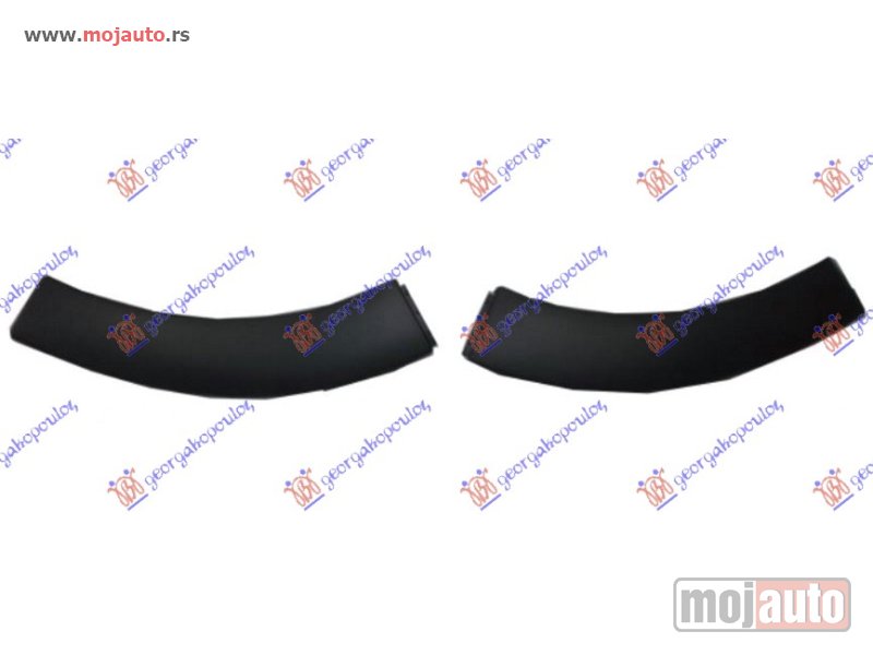 Glavna slika -  RUB PLASTICNI PREDNJEG BRANIKA (SET 2 KOM) Citroen c3 16-24 -dostupno - MojAuto