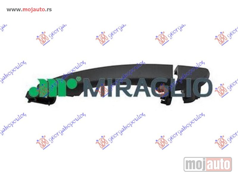 Glavna slika -  KVAKA ZADNJIH VRATA SPOLJASNJA CRNA Levo Citroen berlingo 19- -nedostupno - MojAuto