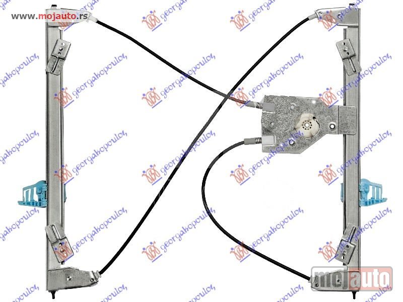 Glavna slika -  PODIZAC PREDNJEG PROZORA ELEKTRICNI (BEZ MOTORA) 3 VRATA (A KVALITET) Levo Citroen ds3 14-16 -dostupno - MojAuto