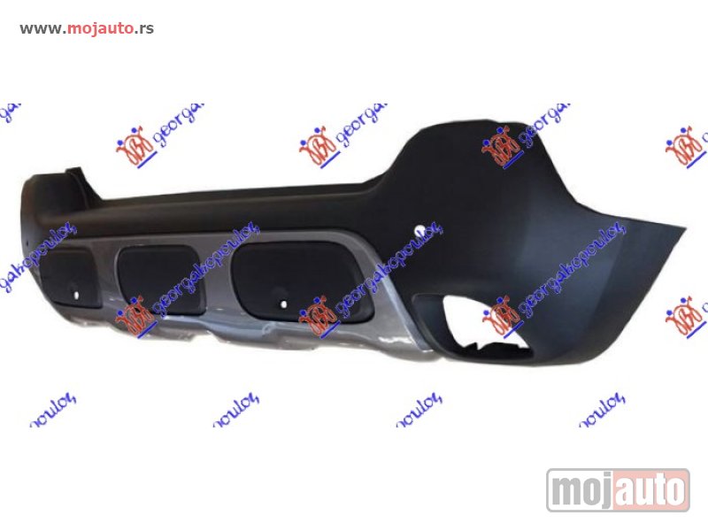 Glavna slika -  ZADNJI BRANIK DONJI CRNI (SIVA LAJSNA) (PDS SENZORI) Citroen c3 air cross 21- -dostupno - MojAuto