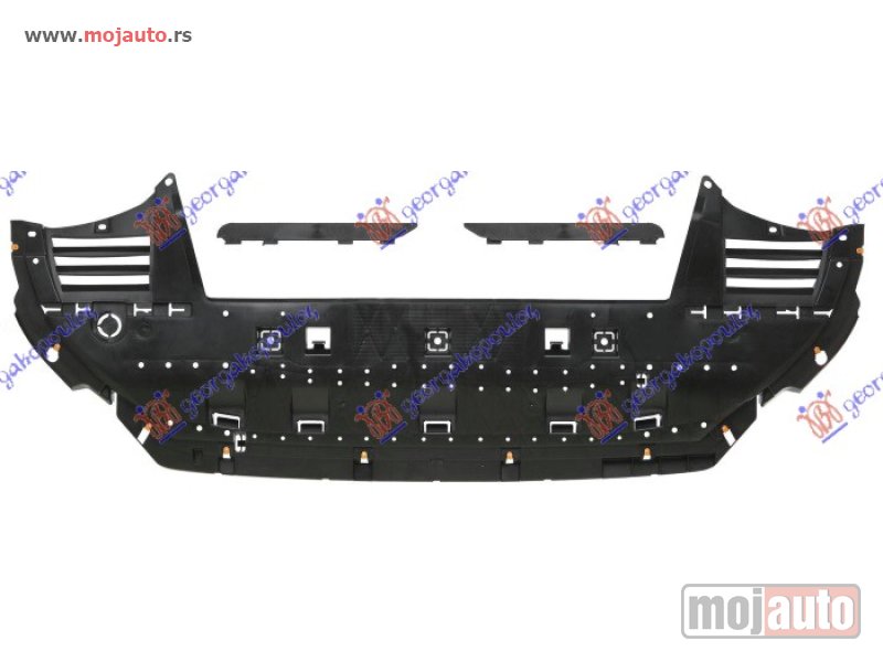 Glavna slika -  ZASTITA MOTORA ISPOD BRANIKA (SPOJLER 25mm) PLASTICNA Citroen berlingo van 19- -nedostupno - MojAuto