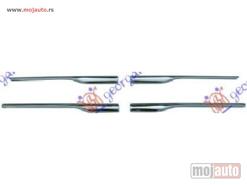 Glavna slika -  LAJSNA PVC MASKE HROM (SET 4 KOM) Dacia sandero 12-16 -dostupno - MojAuto