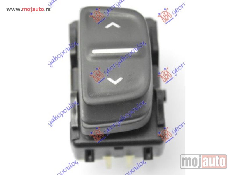 Glavna slika -  PREKIDAC U PREDNJIM (& ZADNJIM L=D) VRATIMA (BELI KONEKTOR) (BELO SVETLO) (6 PIN) Desno Dacia sandero 12-16 -dostupno - MojAuto