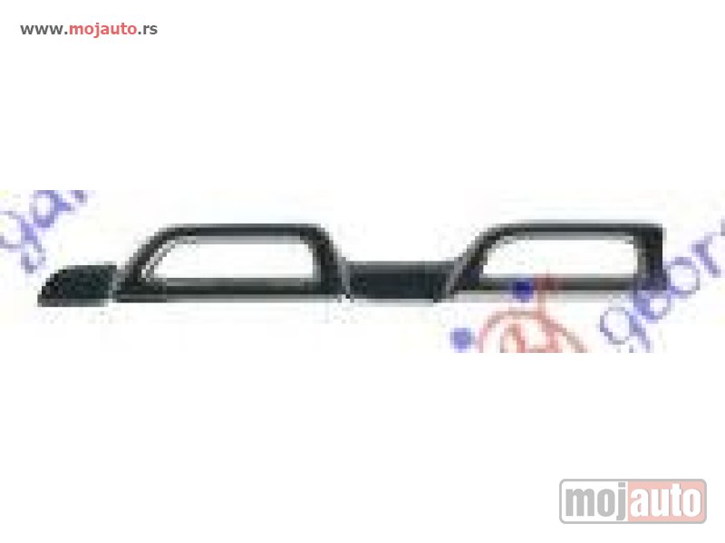 Glavna slika -  LAJSNA PVC MASKE DONJA HROM 13- Levo Dacia duster 10-17 -dostupno - MojAuto