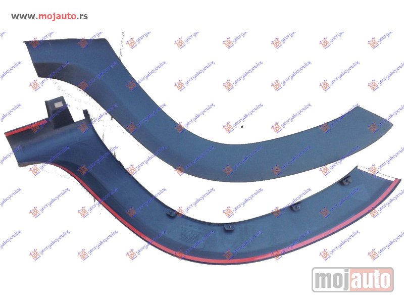 Glavna slika -  RUB PLASTICNI ZADNJEG BLATOBRANA Levo Dacia duster 10-17 -dostupno - MojAuto