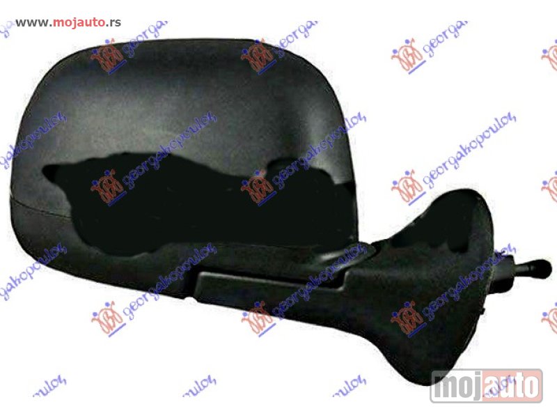 Glavna slika -  RETROVIZOR MEHANICKI SA SAJLOM PM -13 (A KVALITET) (KONVEKSNO STAKLO) Desno Dacia duster 10-17 -nedostupno - MojAuto