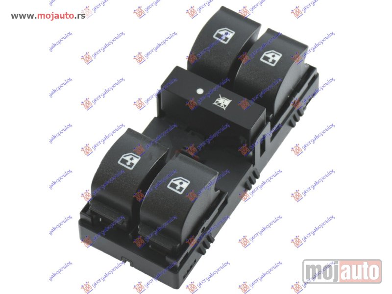 Glavna slika -  PREKIDAC U PREDNJIM VRATIMA (4 TASTERA) (12 PIN) Levo Fiat doblo 15- -dostupno - MojAuto