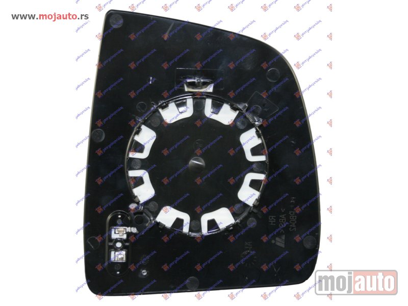 Glavna slika -  STAKLO RETROVIZORA SA GREJACEM (KONVEKSNO) Levo Fiat doblo 15- -dostupno - MojAuto