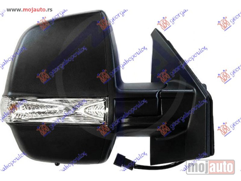 Glavna slika -  RETROVIZOR MEHANICKI SA SAJLOM (CARGO) (MIGAVAC) (SENZOR) (A KVALITET) (KONVEKSNO STAKLO) Desno Fiat doblo 15- -dostupno - MojAuto