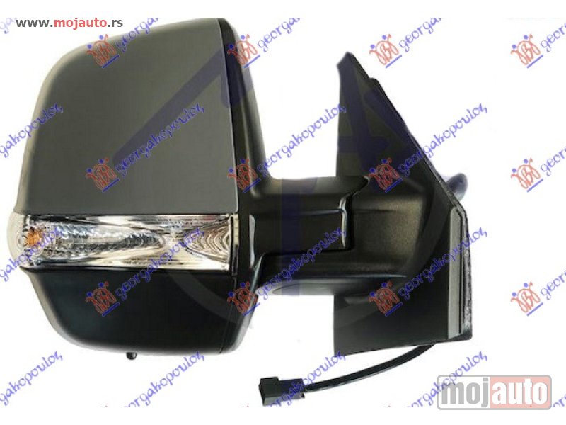 Glavna slika -  RETROVIZOR MEHANICKI SA SAJLOM PM (CARGO) (MIGAVAC) (SENZOR) (A KVALITET) (KONVEKSNO STAKLO) Desno Fiat doblo 15- -dostupno - MojAuto