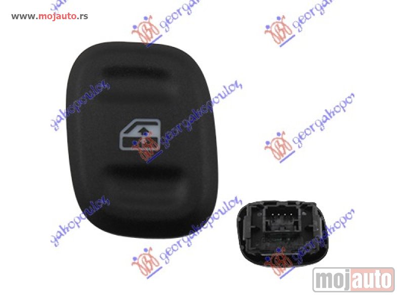 Glavna slika -  PREKIDAC U PREDNJIM VRATIMA Levo Fiat panda new 12- -dostupno - MojAuto