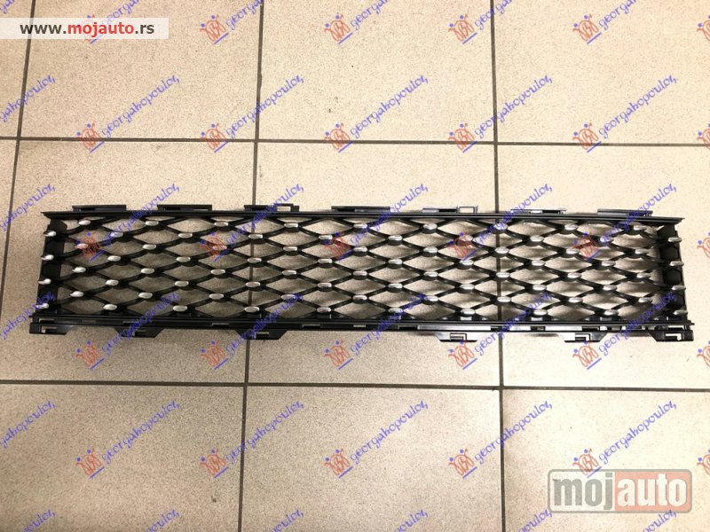 Glavna slika -  RESETKA PREDNJEG BRANIKA CRNA/HROM Fiat 500 15- -dostupno - MojAuto