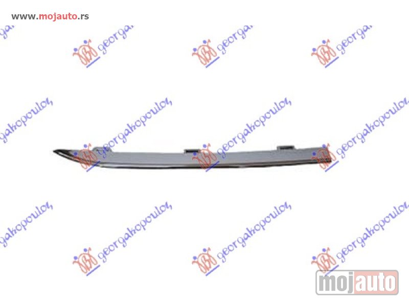 Glavna slika -  LAJSNA PVC MASKE GORNJA HROM Desno Fiat linea 13-15 -dostupno - MojAuto