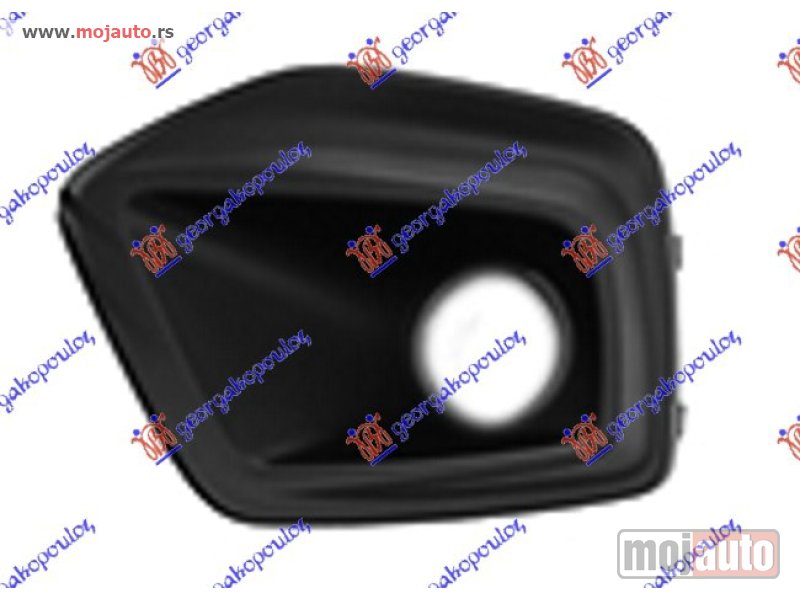 Glavna slika -  RESETKA PREDNJEG BRANIKA (SA MAGLENKOM) Levo Fiat fiorino/qubo 16- -dostupno - MojAuto