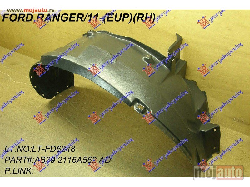 Glavna slika -  POTKRILO Desno Ford ranger 12-15 -nedostupno - MojAuto