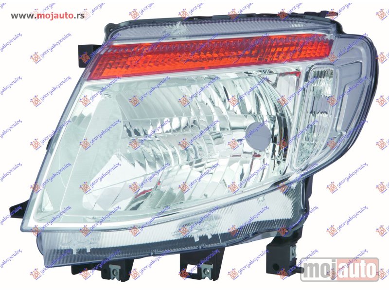 Glavna slika -  FAR MEHANICKI/ELEKTRICNI HROM (DEPO) Levo Ford ranger 12-15 -dostupno - MojAuto