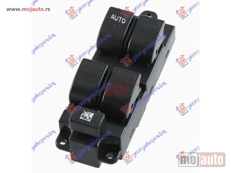 Glavna slika -  PREKIDAC U PREDNJIM VRATIMA (4 TASTERA) (15 PIN) Levo Ford ranger 12-15 -dostupno - MojAuto