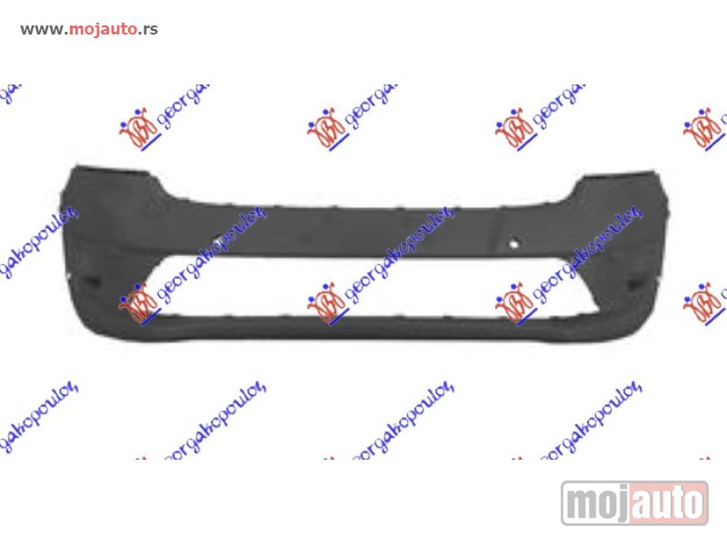 Glavna slika -  PREDNJI BRANIK MAT-CRNI (6 OTVORA ZA SENZOR) Ford transit/tourneo connect 19-22 -dostupno - MojAuto