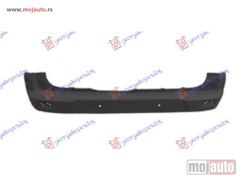 Glavna slika -  ZADNJI BRANIK CRNI (6 OTVORA ZA SENZORE) Ford transit/tourneo connect 19-22 -dostupno - MojAuto
