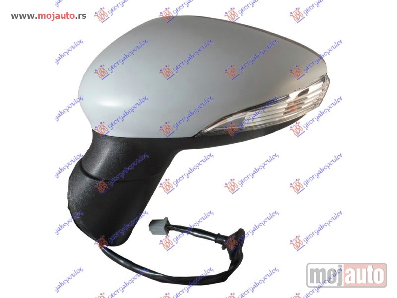 Glavna slika -  RETROVIZOR ELEKTRICNI SA GREJACEM PM (ELEKTRO-SKLOPIV) (MIGAVAC) (A KVALITET) (ASFERICNO STAKLO) Levo Ford b-max 12- -dostupno - MojAuto