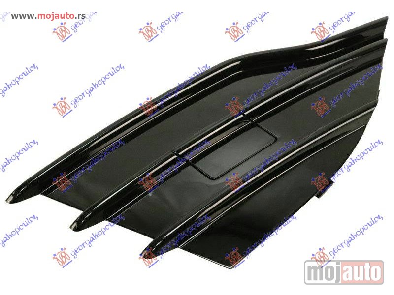 Glavna slika -  RESETKA PREDNJEG BRANIKA CRNA Desno Ford kuga 13-16 -dostupno - MojAuto