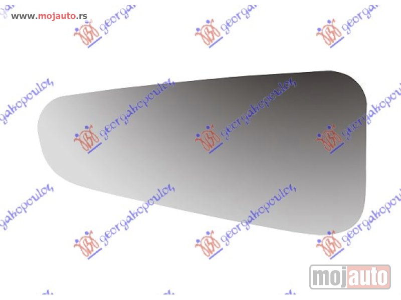 Glavna slika -  STAKLO RETROVIZORA DONJI DEO Levo Ford transit/tourneo custom 18-23 -nedostupno - MojAuto