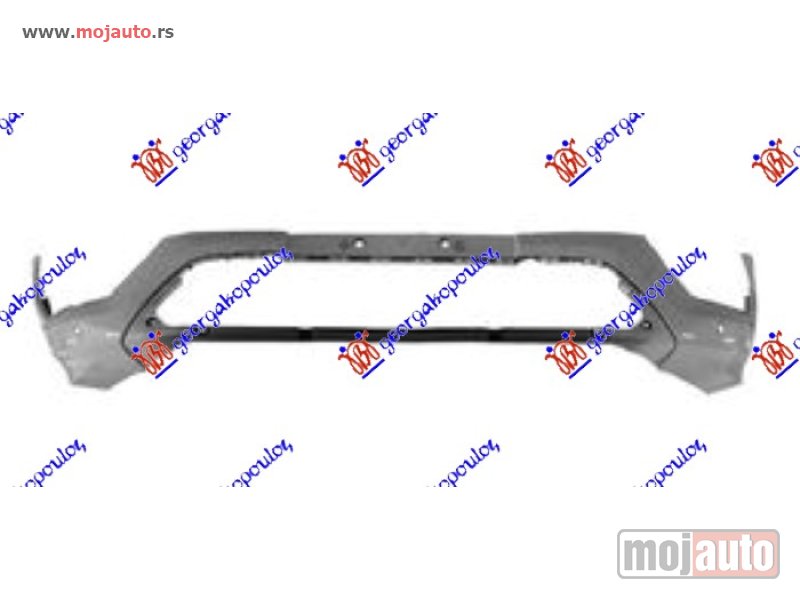 Glavna slika -  PREDNJI BRANIK DONJI PM (OTVORI ZA LAJSNU) (PDS SENZORI) Ford transit/tourneo custom 18-23 -dostupno - MojAuto