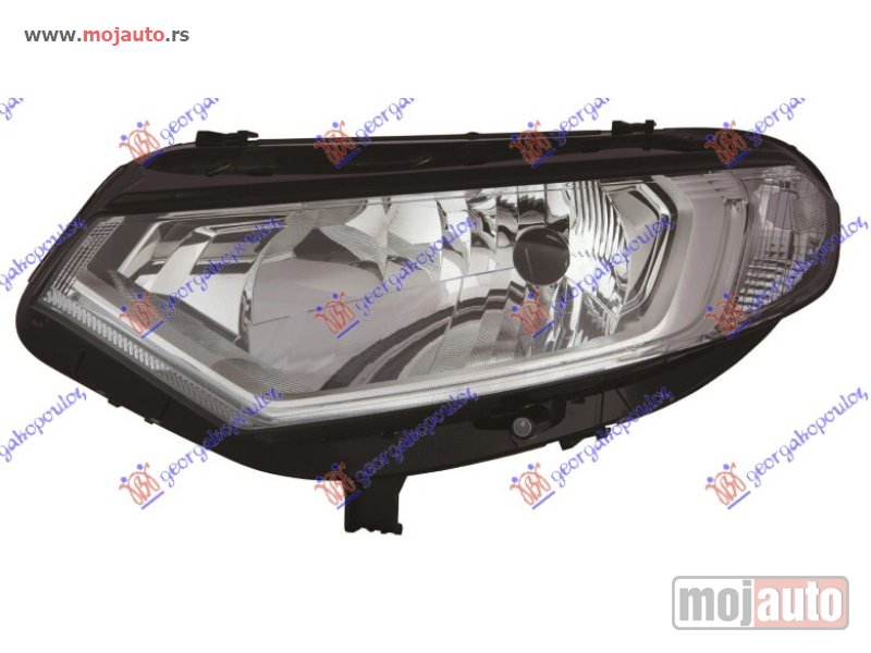 Glavna slika -  FAR ELEKTRICNI (H4) SA LED DNEVNIM SVETLOM (TYC) Levo Ford ecosport 13-17 -dostupno - MojAuto