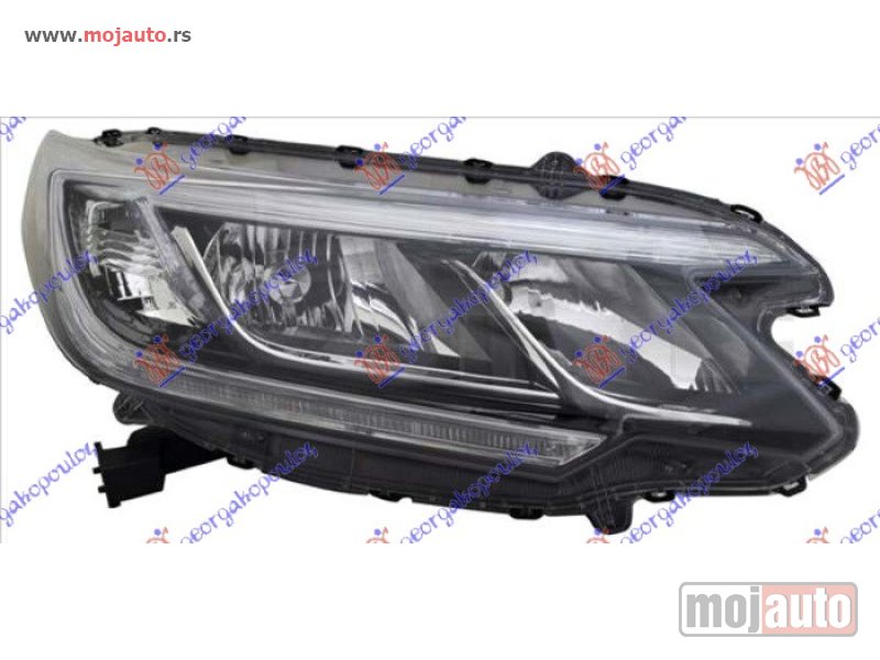 Glavna slika -  FAR ELEKTRICNI SA LED DNEVNIM SVETLOM (TYC) Desno Honda cr-v 15-17 -dostupno - MojAuto