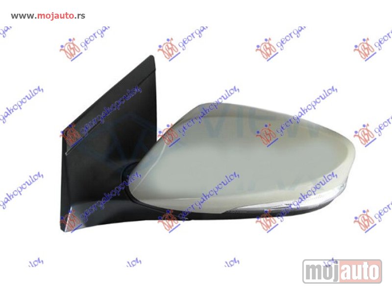 Glavna slika -  RETROVIZOR ELEKTRICNI SA GREJACEM PM (ELEKTRO-SKLOPIV) (MIGAVAC) (A KVALITET) (KONVEKSNO STAKLO) Levo Hyundai i30 5d 12-14 -dostupno - MojAuto