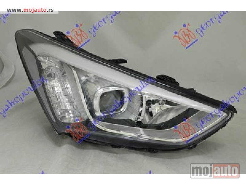 Glavna slika -  FAR XENON SA LED DNEVNIM SVETLOM (TYC) Desno Hyundai santa fe 12-16 -dostupno - MojAuto