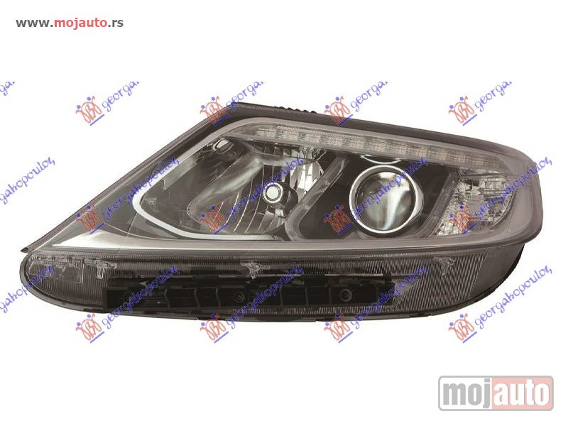 Glavna slika -  FAR ELEKTRICNI (H7/H7) SA LED DNEVNIM SVETLOM (DEPO) Levo Kia sorento 12-14 -dostupno - MojAuto