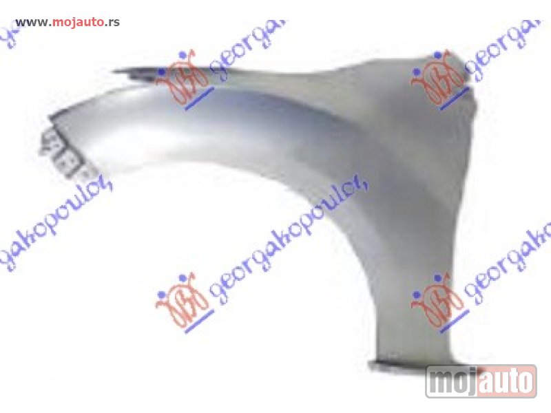 Glavna slika -  BLATOBRAN (BEZ OTVORA ZA MIGAVAC) Levo Mazda p/u 2/4wd bt-50 13- -dostupno - MojAuto