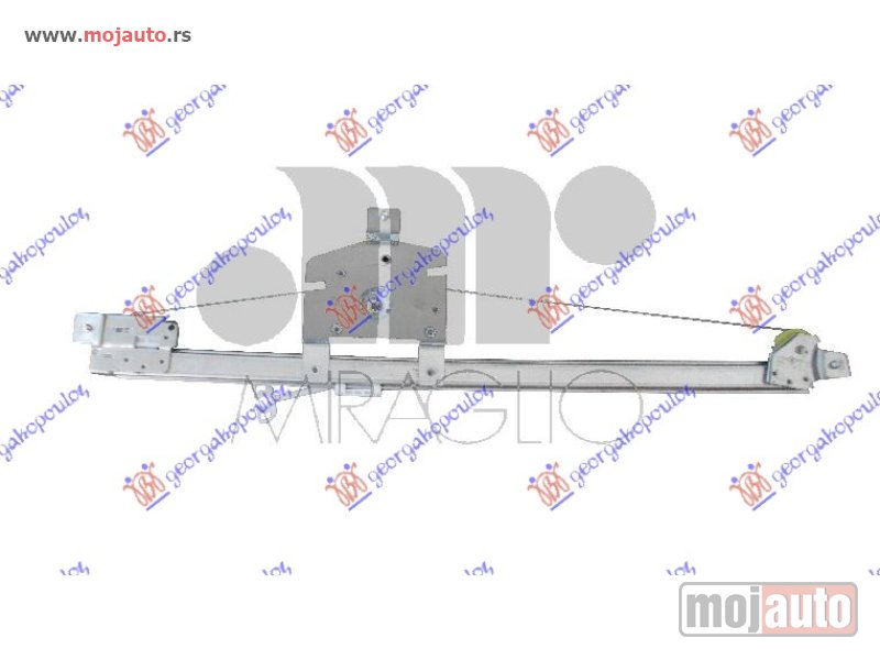 Glavna slika -  PODIZAC PREDNJEG PROZORA ELEKTRICNI (BEZ MOTORA) (A KVALITET) Desno Fiat talento 16- -dostupno - MojAuto