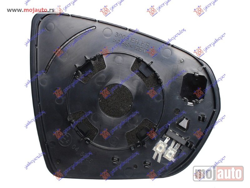 Glavna slika -  STAKLO RETROVIZORA SA GREJACEM (KONVEKSNO) Levo Citroen c5 air cross 18- -dostupno - MojAuto