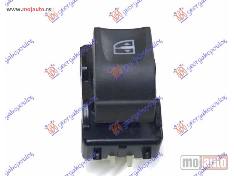 Glavna slika -  PREKIDAC U PREDNJIM (& ZADNJIM L=D) VRATIMA (BELI KONEKTOR) (BELO SVETLO) (6 PIN) Desno Dacia lodgy 12- -dostupno - MojAuto