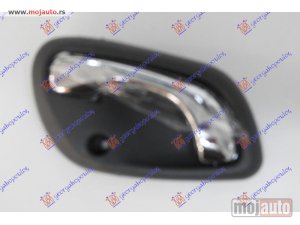 NOVI: delovi  KVAKA PREDNJIH/ZADNJIH VRATA UNUTRASNJA HROM/SIVA Desno Opel agila 99-08 -dostupno