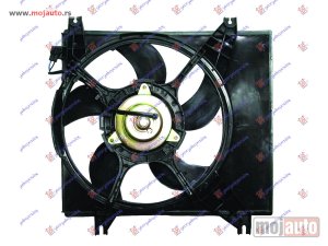 NOVI: delovi  VENTILATOR HLADNJAKA KOMPLET (BENZIN) (+/-AC) Hyundai atos prime 99-03 -dostupno